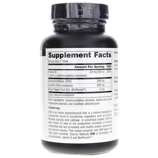 DIM 200 Mg, Source Naturals